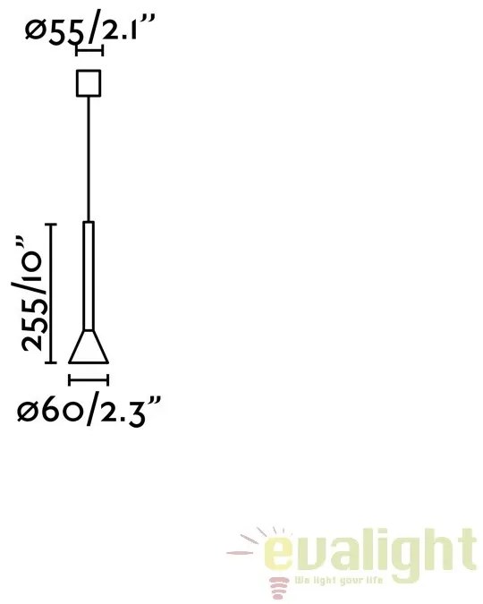 Pendul LED stil modern minimalist DANKA auriu 64223