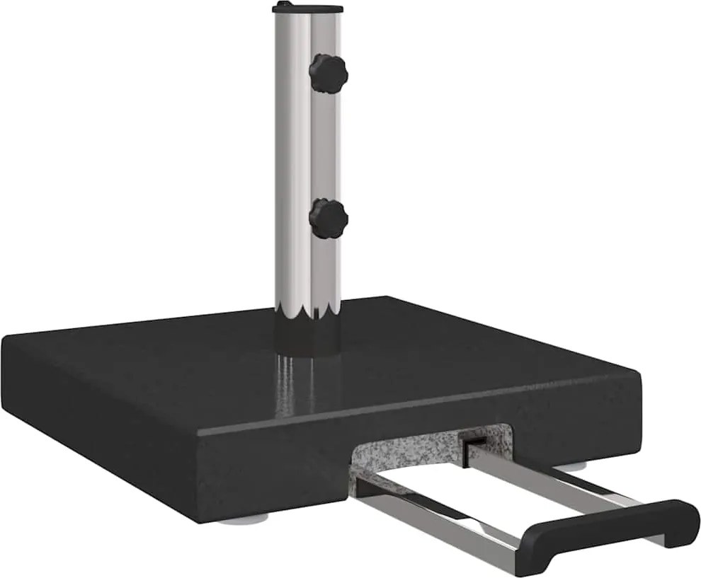 vidaXL Bază pentru umbrelă Negru 41 x 41 x 37 cm Granit