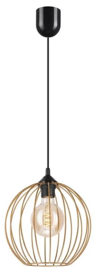 Lustră pe cablu ZOYA 1xE27/60W/230V alamă