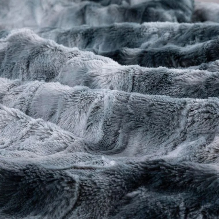 decoDoma Pătură cu blăniţă MARBLE, 140 x 200 cm