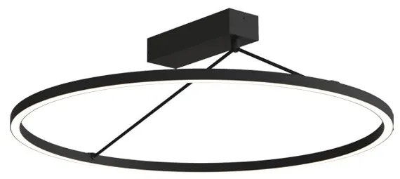 Plafoniera LED, Design Circular, 42W 3000K BLACK ZB-2562