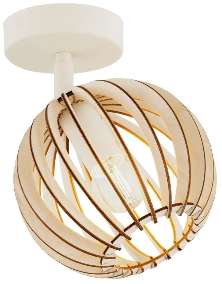 Aplica de perete design modern Parula maro deschis, bej