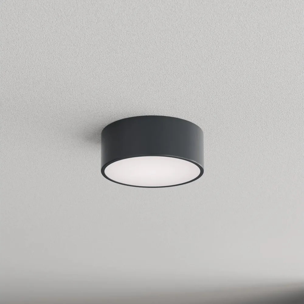 Brilagi - Plafonieră de baie CLARE cu senzor, 1xE27/24W/230V, Ø 20 cm, antracit, IP54