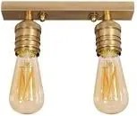 Plafoniera cu 2 surse de lumina din alama personalizabila Vesta