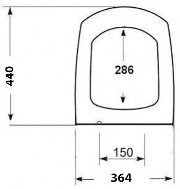 Capac vas wc soft close si easy off, alb, Cersanit Carina