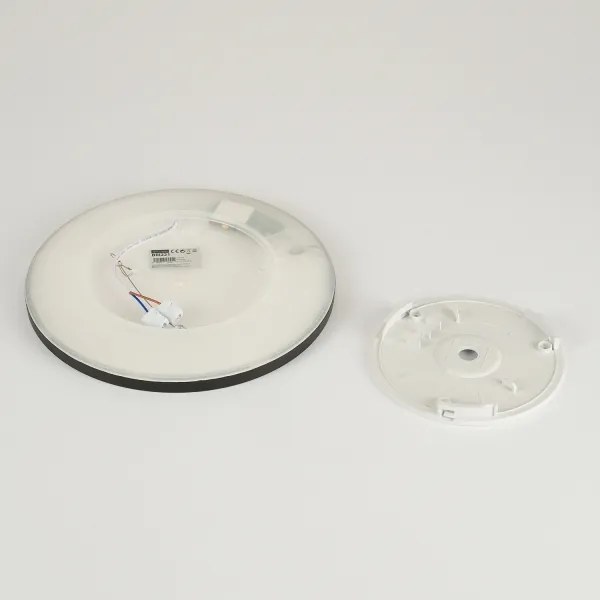 Plafonieră LED pentru baie Brilagi ULTRA SLIM LED/18W/230V d. 30 cm negru IP54