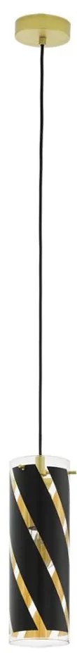 Eglo 97766 - Pendul pe cablu PINTO NERO 1, 1xE27/60W/230V
