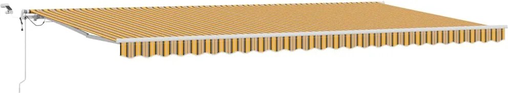 vidaXL Cortina Retractabilă Multicolour 600 × 300 cm