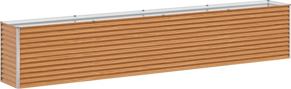vidaXL Strat înălțat de grădină 390 x 50 x 68 cm Oțel Galvanizat