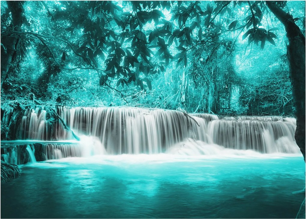 Tablou - Cascada albastră (70x50 cm)