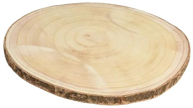 Platou Wood din lemn de paulownia 40 cm