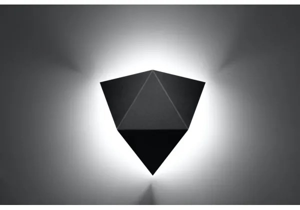 Aplică perete SOLIDO 2xG9/40W/230V negru