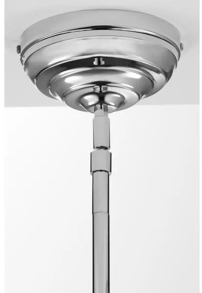 Jupiter 2071 - Lustră pe tijă PLATINO 1xE27/15W/230V verde/crom lucios