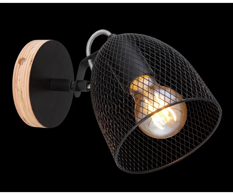 Aplica de perete stil industrial cu spot JOSINA