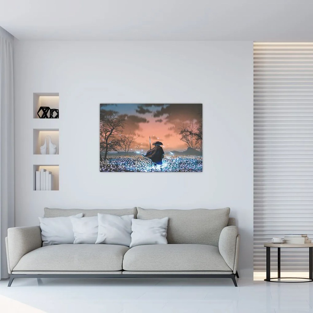 Tablou - Ilustrație a unui războinic (90x60 cm)