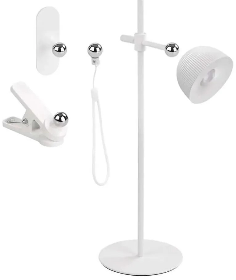 Lampă LED magnetică reîncărcabilă dimabilă de masă 4 în 1 LED/4,2W/3,7V 4000K alb