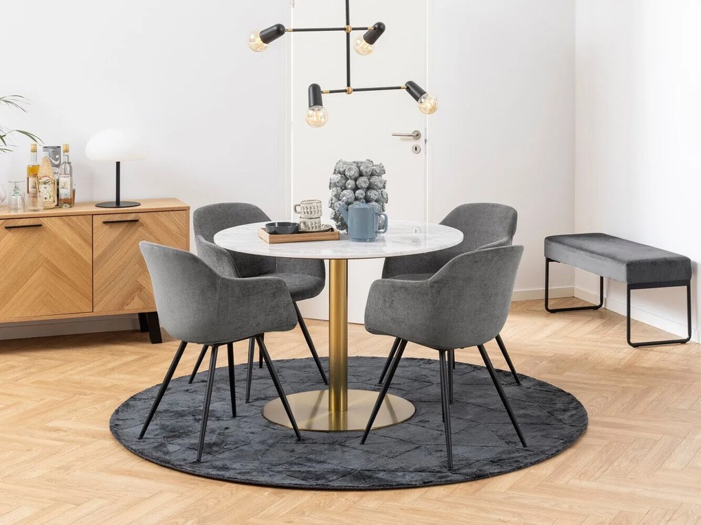 Set de mese Oakland 74775cm, 70 kg, Numărul de locuri: 4, Rotund