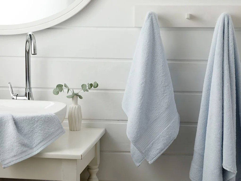 Pure Basic Prosop de Baie 70x140 Cm Albastru