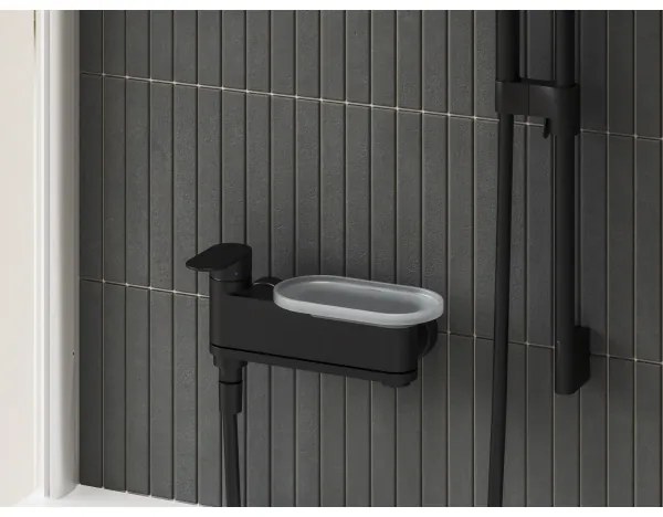 Ravak X070463 - Baterie de cadă CHROME neagră