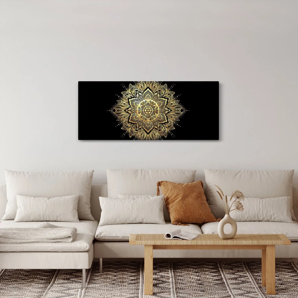 Tablou - Mandala bogăției (120x50 cm)
