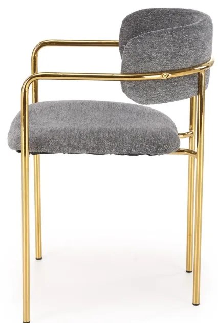 Scaun K537 gri/gold
