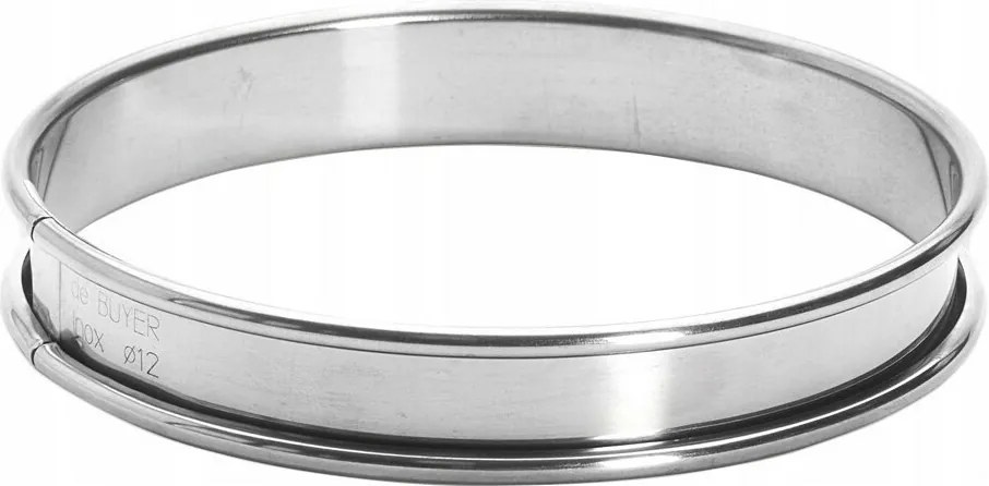 Inel de tort rotund cadru De Buyer 3091.12N 12 cm, oțel inoxidabil, 12 cm