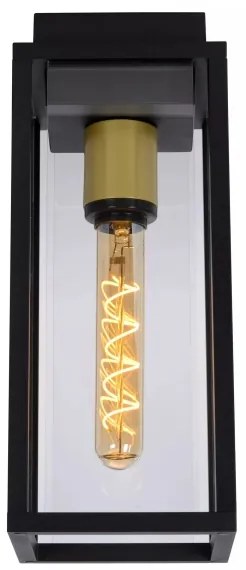 Aplică de exterior Lucide 27105/01/30 LAURENS 1xE27/15W/230V IP54 negru