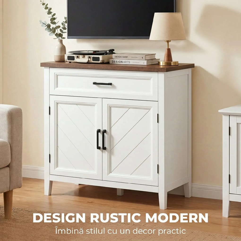 HOMCOM comodă mică dulap sertar compact | Aosom Romania