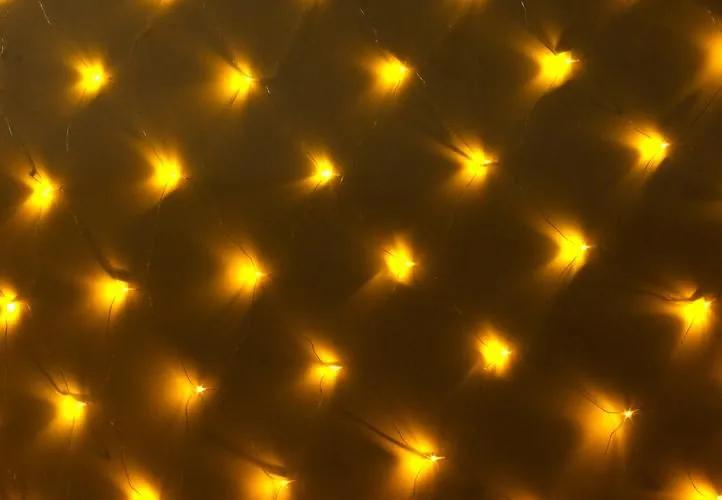 Plasă luminoasă cu LED-uri de Crăciun - 1,5 x 1,5 m, 100 de