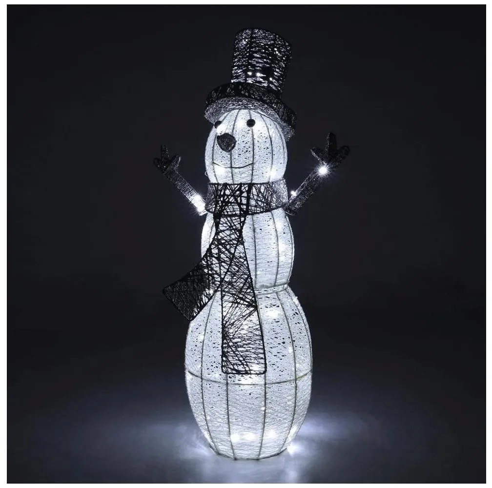 Decorațiune LED de Crăciun de exterior Retlux LED/3,6W/230V/alb rece 75 cm IP44 om de zăpadă