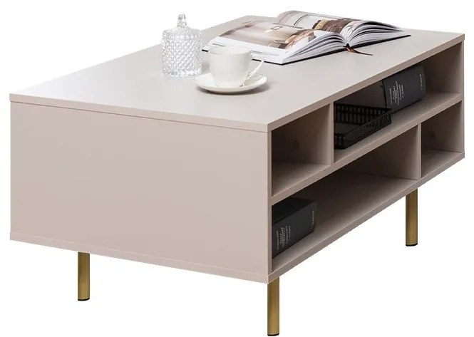 Măsuță de cafea Newelon NW03 (Cașmir + auriu) . 1103748