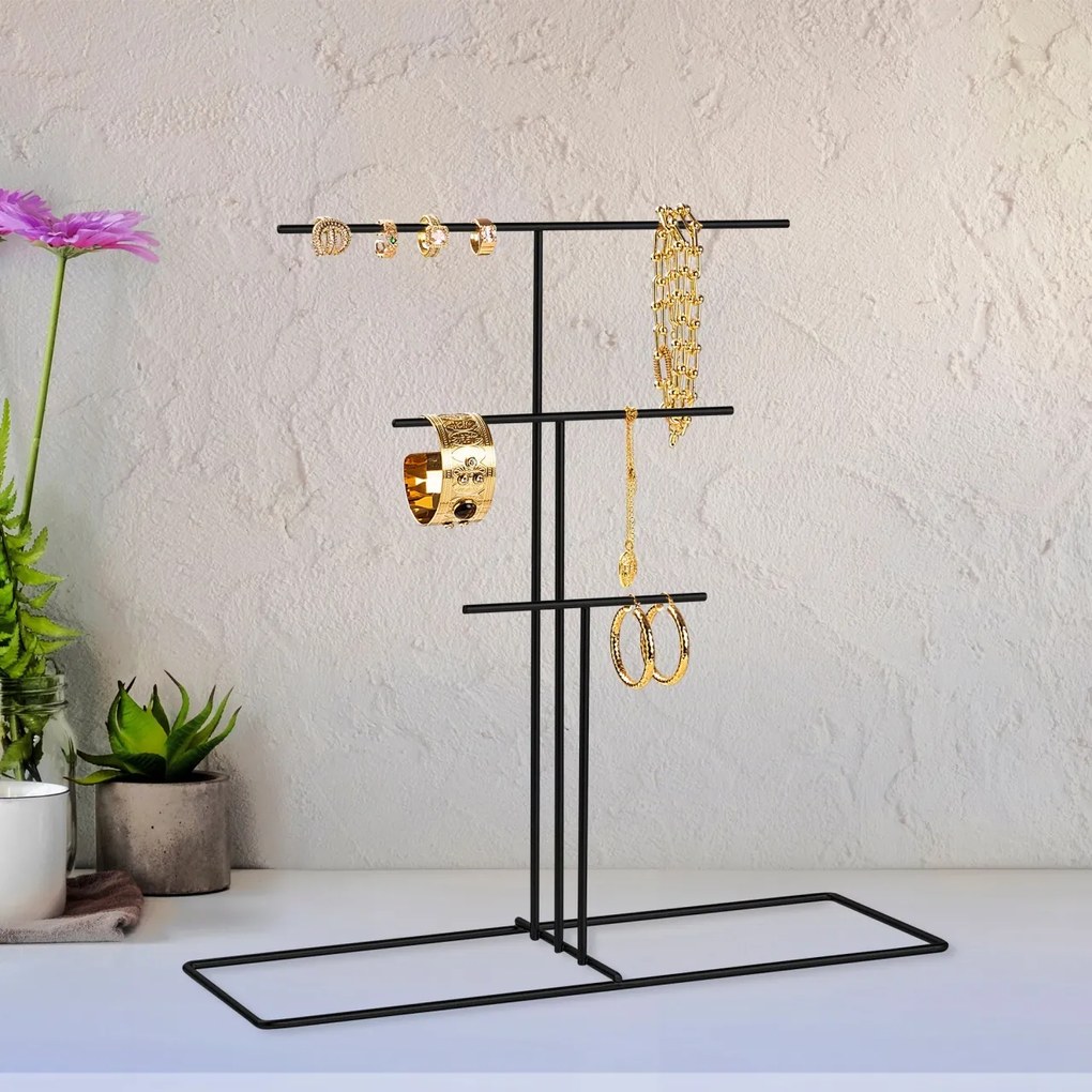 Suport bijuterii TK-006 Negru 40x41x15 cm