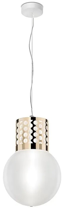 Lustra design Glam Retro realizata manual Atmosfera Gold