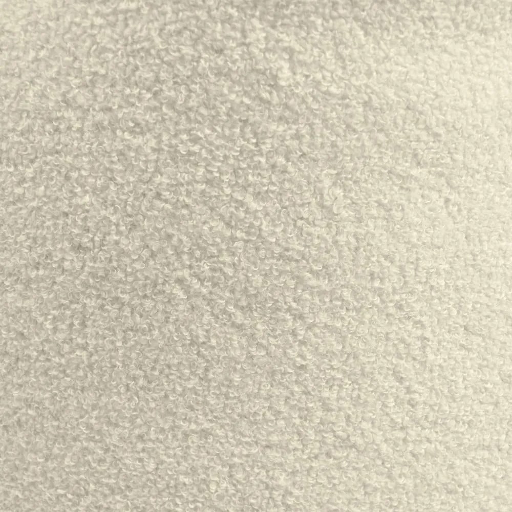 Fotoliu bean bag crem cu tapițerie din țesătură bouclé Tube – SLOWDOWN