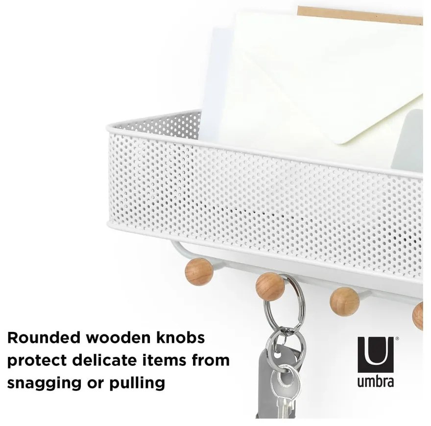 Cuier pentru chei de montat pe perete din metal Estique – Umbra