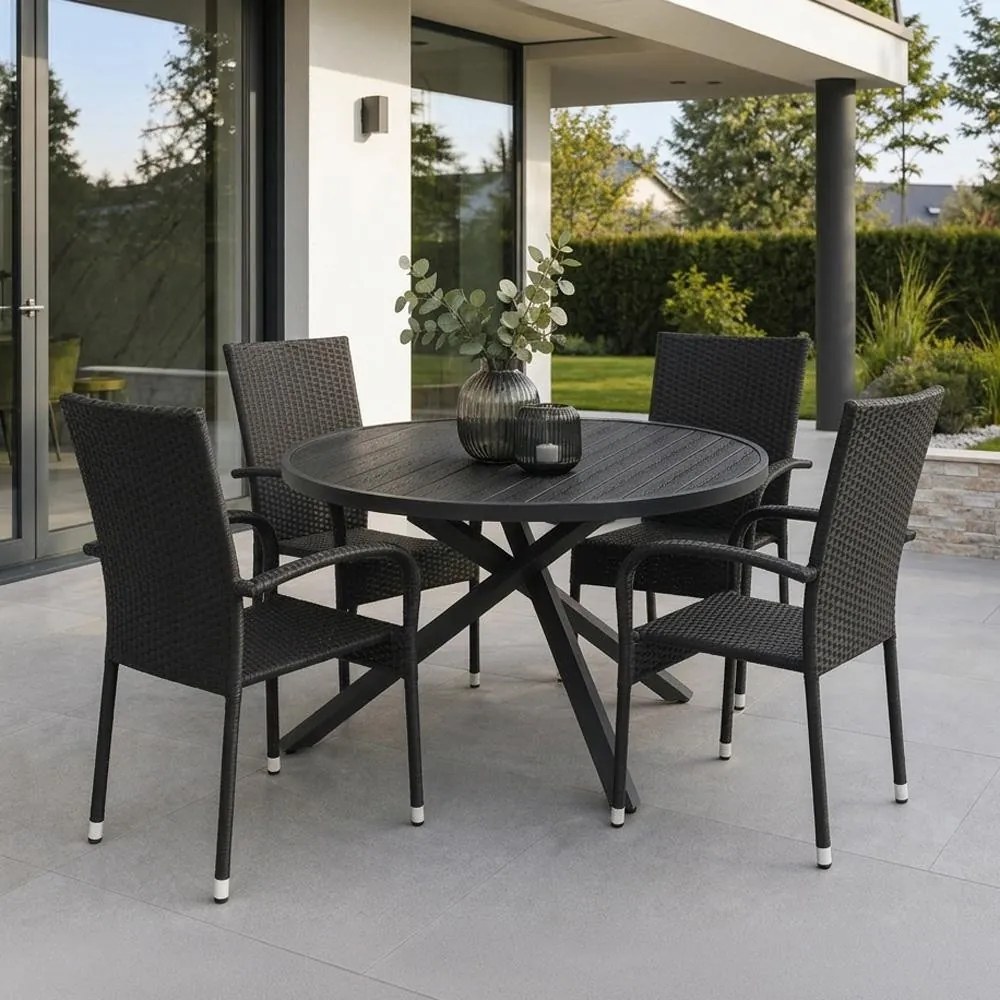 Set mobilier de grădină SIGRID + 4x PARIS