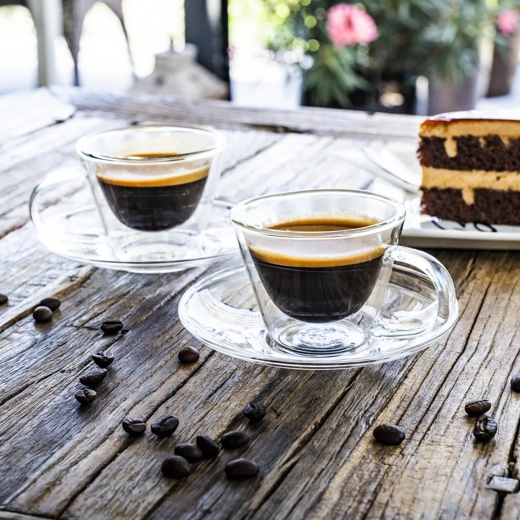 Pahare termo espresso 4Home Elegante Hot&Cool, 80 ml, 2 buc.