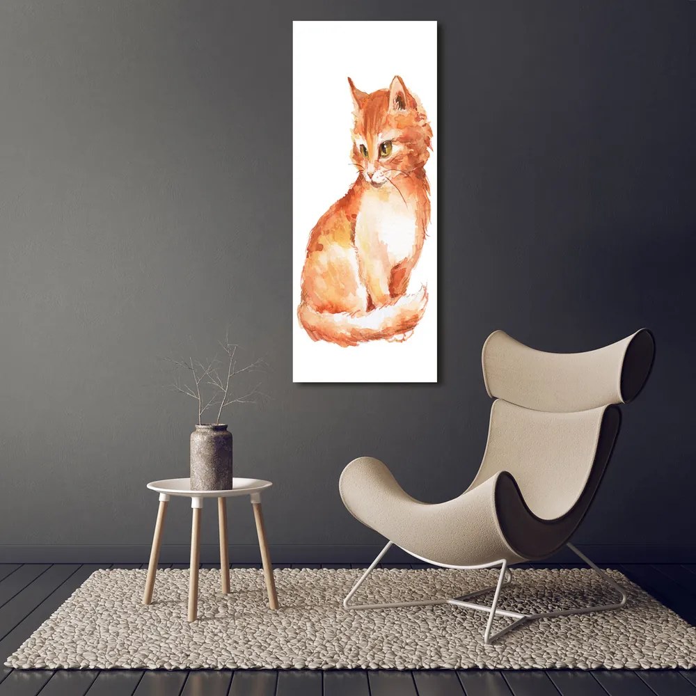 Tablou canvas Red Cat