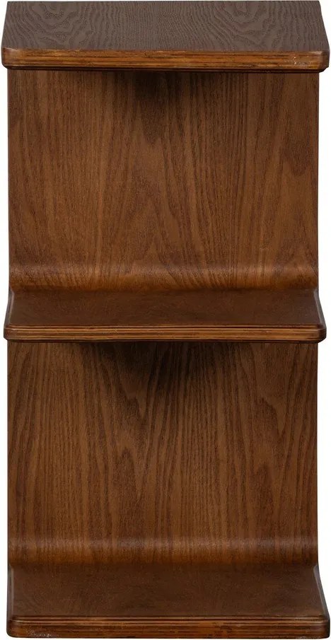 Măsuță auxiliară cu aspect de lemn de nuc 32x40 cm Frey – WOOOD