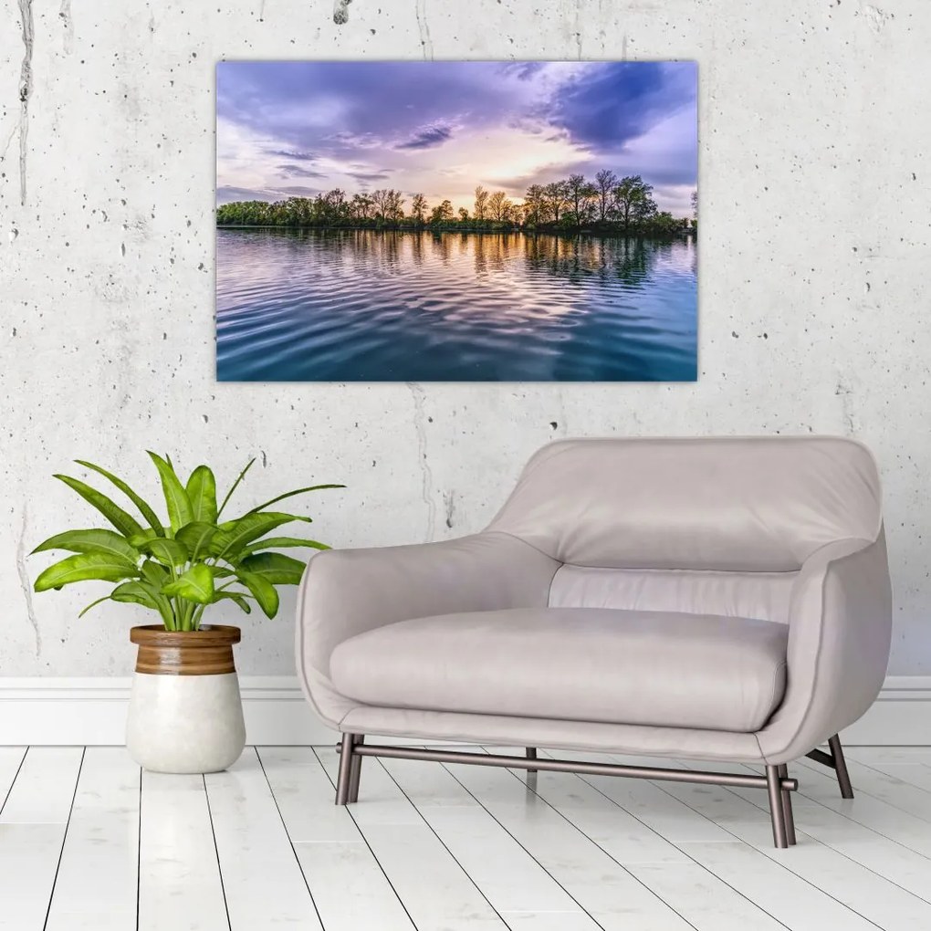 Tablou cu lac (90x60 cm)