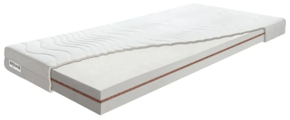 Saltea pentru copii fermă/mediu-fermă din spumă/latex reversibilă/termoregulatoare 90x200 cm Magic Night – BENAB