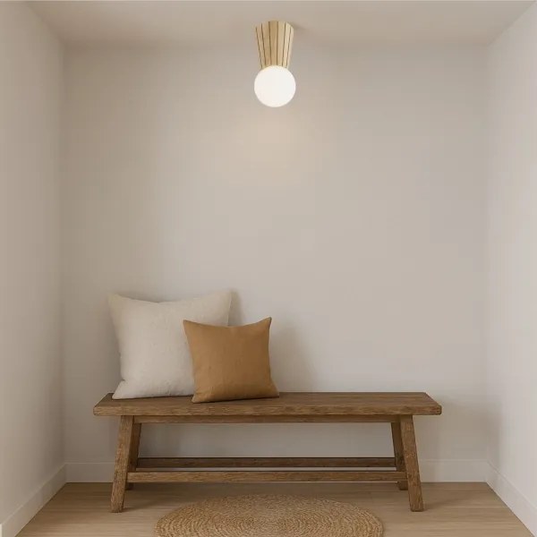 Argon 8973 - Plafonieră VOLANTE pentru baie, 1xG9/6W/230V, IP44, Ø 12 cm, bej