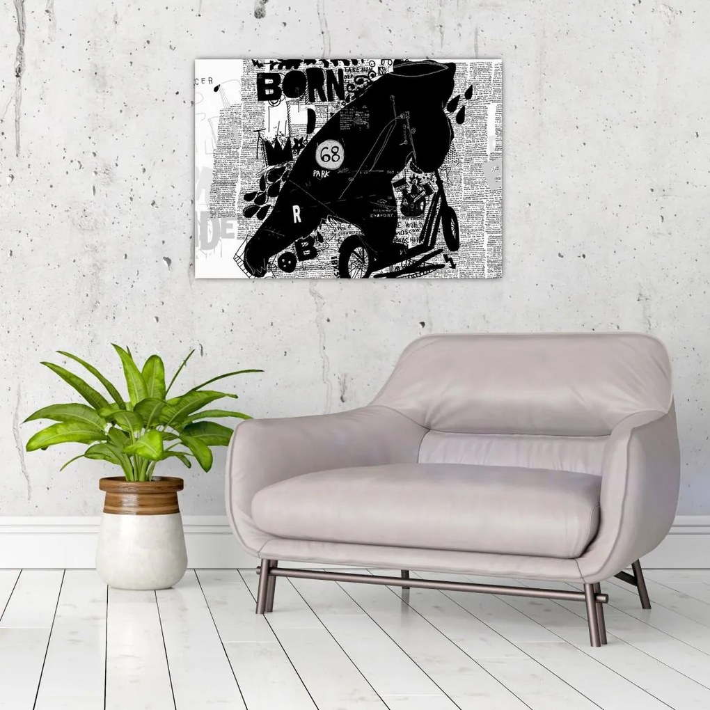 Tablou - Născut să călătorească (70x50 cm)