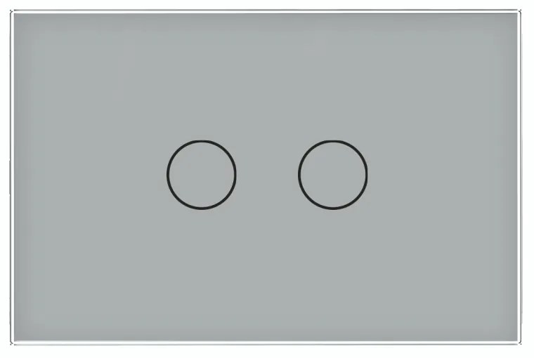Intrerupator Dublu Wi-Fi cu Touch LIVOLO din Sticla – Standard Italian