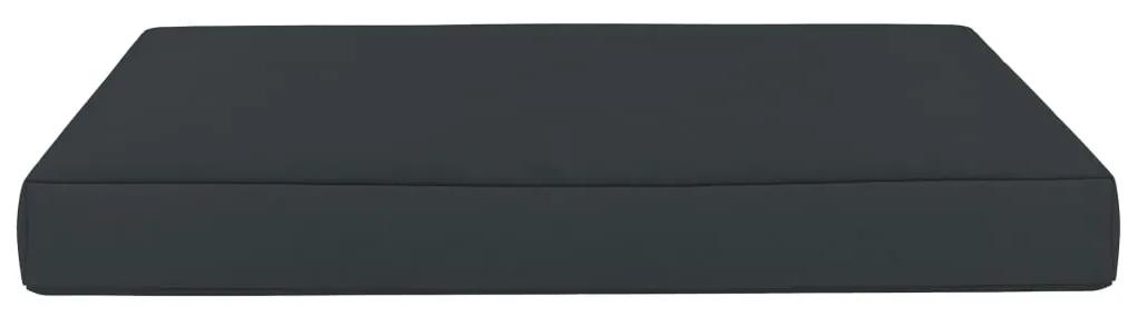 Perne canapea din paleti, 2 buc., antracit, material textil