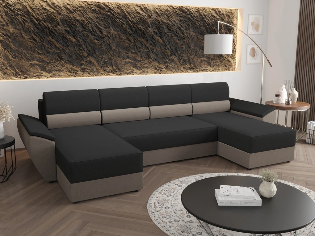 Colțar în formă de U Radiant U2 (Negru + Gri). 1057517