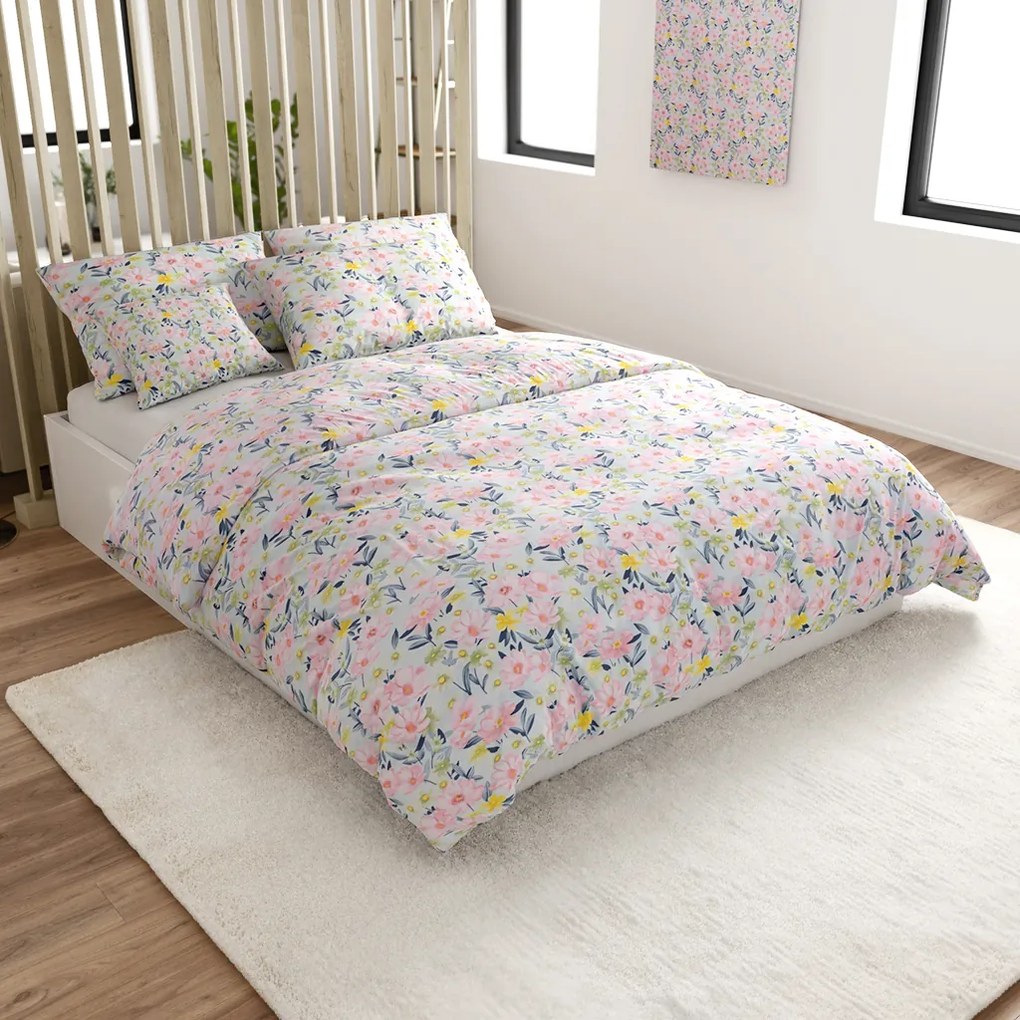 Lenjerie de pat din microfibra GARDENIA, colorata Dimensiune lenjerie de pat: 2 buc 70 x 80 cm | 160 x 200 cm