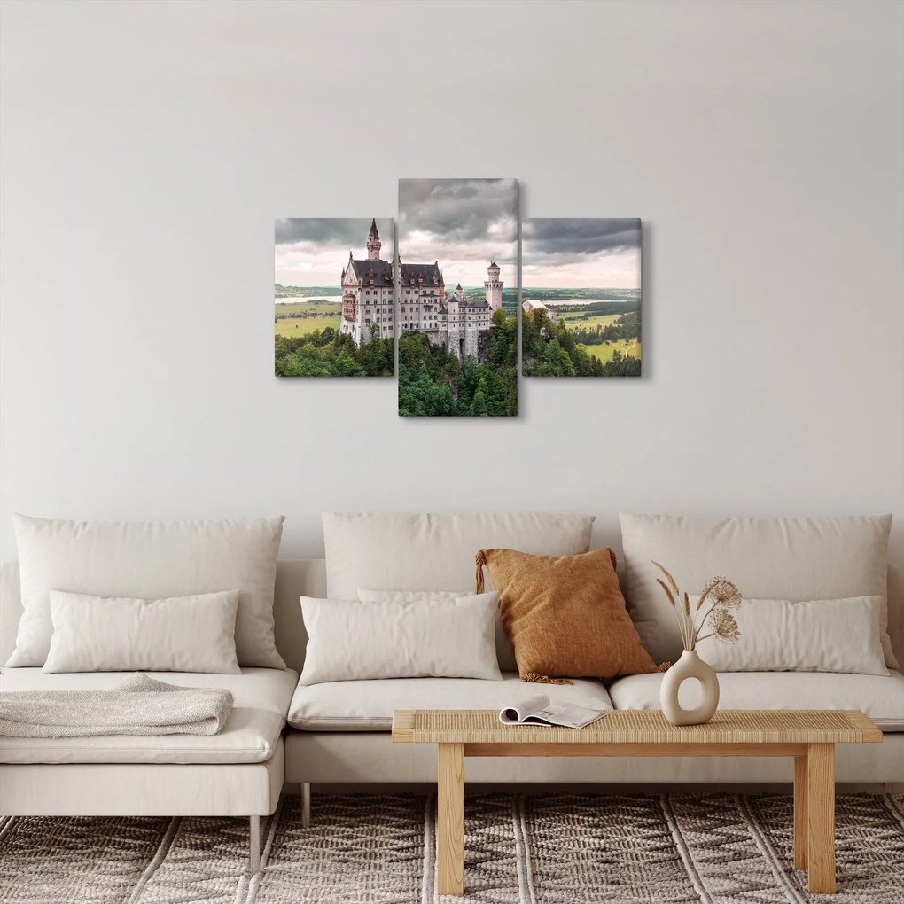 Tablou - Castelul pe stânci (90x60 cm)