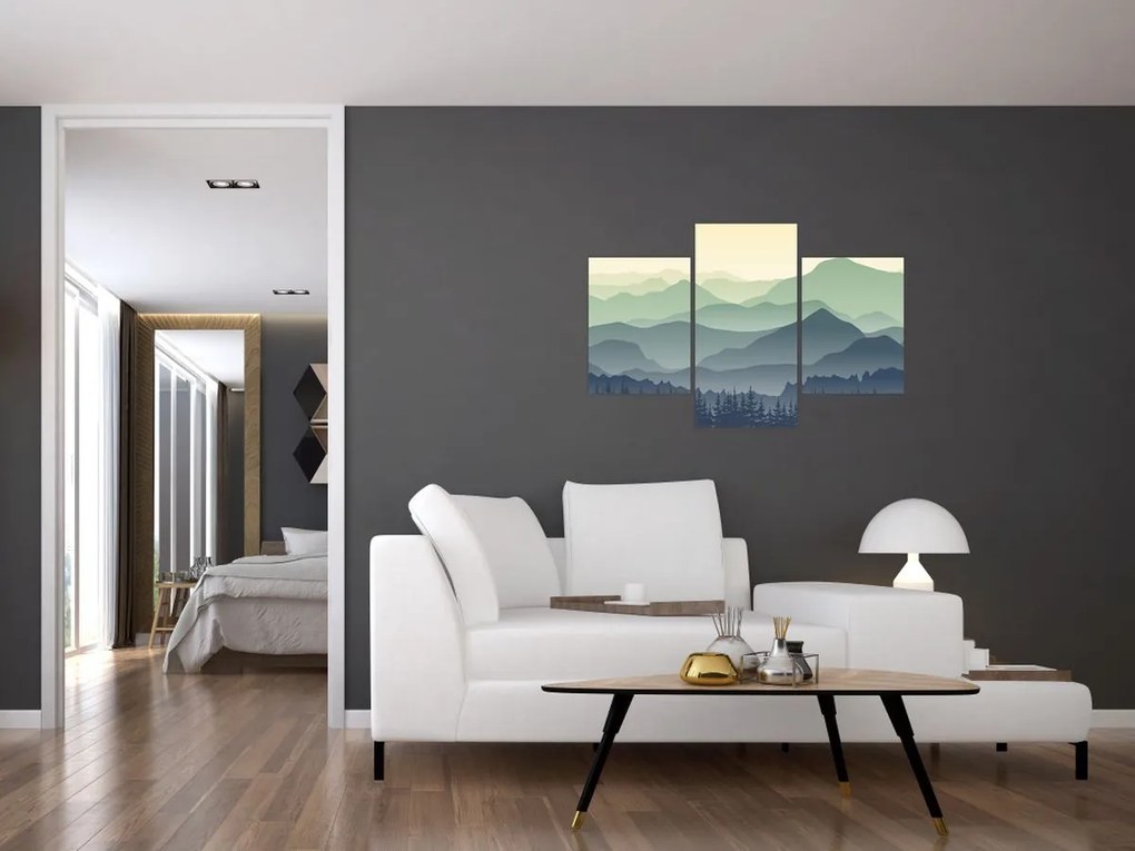 Tablou - Muntele Pădure (90x60 cm)
