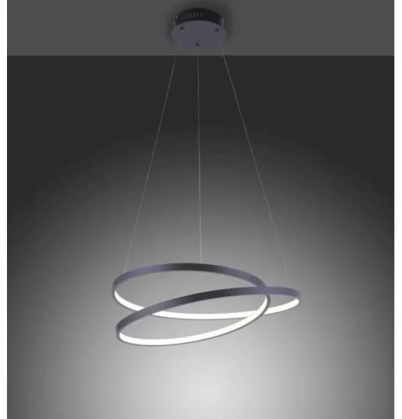 Lustră LED dimabilă pe cablu ROMAN LED/30W/230V neagră Paul Neuhaus 2472-18